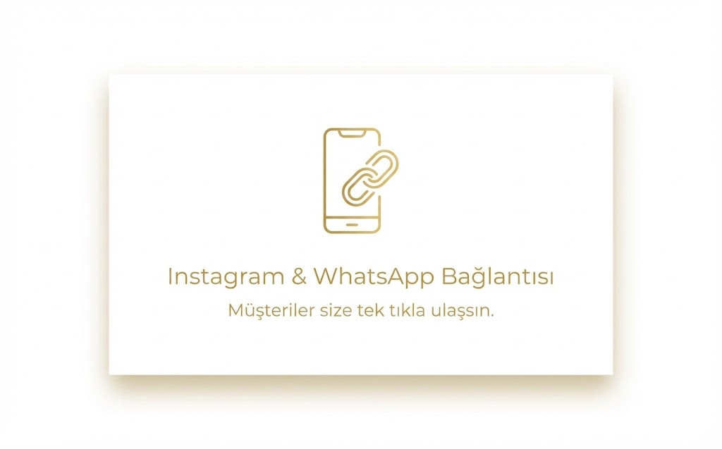 Instagram ve WhatsApp üzerinden ulaşın